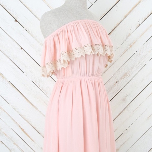 Altar'd State Fond in Paris Elastic Shoulder Dress - Picture 2 of 8